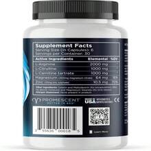 Promescent VitaFLUX Nitric Oxide Supplement, L Arginine L Quality Citrulline Supplements For Men, Supports Healthy Blood Flow, Nitric Oxide Booster Arginine Supplement, 180 Capsules - Flavor NameA - 查看 2