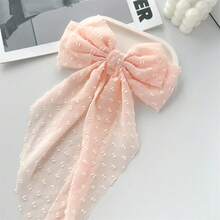 11个/1个雪纺蝴蝶结发夹，清新大蝴蝶结发卡，时尚发饰，适合上学、秋季休闲发型装饰，也适合女孩、旅行、生日等场合。 - 彩色 - 查看 8