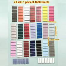 32 Packs (6400 Sheets) / 23 Packs (4600 Sheets) / 14 Packs (2800 Sheets) / 10 Packs (2000 Sheets) 7 Packs (1400 Sheets) / 6 Packs (1200 Sheets) Semi-Transparent PET Sticky Notes, Index Stickers, Indicator Stickers, Solid Color Attractive Index Stickers, Student & Office Supplies - Multicolor - View 11