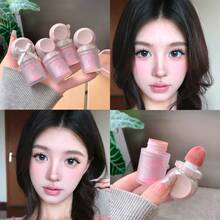 SHAQINUO Rubor líquido ligero, hidratante y de textura fina, de larga duración, fácil de aplicar, con un color vibrante, acabado uniforme y transparente, crea un aspecto radiante y saludable