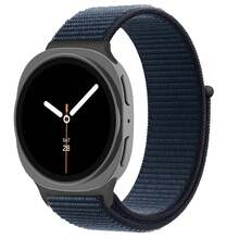 编织表带兼容三星 Galaxy Watch 8 表带 40 毫米 44 毫米/Galaxy Watch 8 Classic 46 毫米，弹性尼龙降落伞运动表带弹力面料腕带兼容三星 Galaxy Watch 8/8 Classic 40 44 46 毫米女款/男款 - Galaxy watch 8/8 Classic - 查看 22