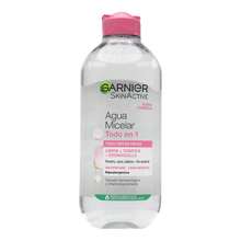 Garnier Skin Active agua micelar desmaquilla limpia y tonifica rostro labios y ojos sin perfume frasco 400 ml para todo tipo de piel  ✅ Entrega de 1-3 días