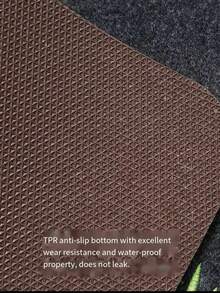 Entrance Door Mat, Dirt And Mud Scraping Mat, Wear-Resistant Door Mat, Garden Door Mat, Dirty Imitation Door Mat, Embroidery Process, Simple Door Mat, Beautiful And Fashionable, TPR Bottom Durable And Practical Floor Mat - Dark Grey - View 10