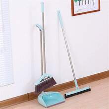 Set de Escoba con Recogedor Compacto y Jalado, Kit de Limpieza Hogar Tamaño Pequeño, Color al Azar - Multicolor - Ver 1