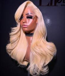 Body Wave 30 40 Inch 613 Blonde Hd Transparent Lace Frontal Brazilian Color 13x6 13x4 Lace Front Human Hair Wigs - S613 - View 3