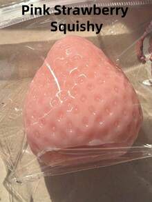 1 Đồ chơi bóp dâu tây mọng nước, giải tỏa căng thẳng và thú vị cho nhân viên văn phòng, học sinh, hoàn hảo cho mọi lứa tuổi, quà tặng tiệc và sinh nhật, đồ chơi, màu hồng, đồ chơi [Đóng gói ngẫu nhiên] - Có sẵn nhiều màu sắc - Xem 10