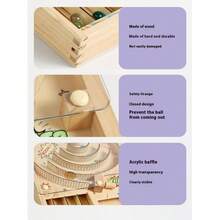 1 Stück vintage Holz Flippermaschine Spielzeug, Tischflipper Spiel, Weihnachtsgeschenk, Atmosphäre Dekoration