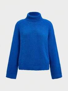 Elegant Daily, Romantic Date, Party, Holiday Christmas Knitted Sweater, Stretchy Loose Knit Top