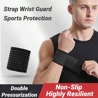 Adjustable Elastic Bandage Hand Sport Wristband Gym Support Wrist Brace Wrap Carpal Tunnel Sports Fitness Bracers Strap Stretchy