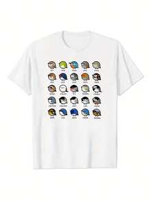Japanese Bird Standard T-Shirt - Casual Unisex Shirt, Soft Fabric, Breathable, Comfortable, Short Sleeve Retro Style Made Of High-Quality Cotton, Machine Washable, Popular Men's Short Sleeve Funny T-Shirt - 白色 - 查看 2