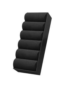 6 pares de calcetines negros gruesos de media pantorrilla, versátiles para uso diario, esenciales para otoño/invierno