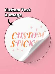 1-240 etiquetas personalizadas - Pegatinas personalizadas con cualquier texto, imagen, etiquetas de agradecimiento personalizadas, pegatinas, sellos, sin planchar, ornamentales, coloridas personalizadas, regalos únicos e ideales para él, ella, familia, amigos, hijo, hija, estudiantes, para aniversarios, para el Día del Niño, para cumpleaños, decoración escolar, hogar, oficina - Multicolor - Ver 32