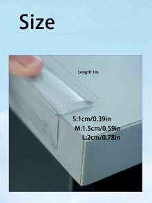 1pc 2m/4m Proofing Edge Protector Strip L Corner Protectors,Soft Collision Protection Corner Guard,Table Corner Protectors,Dorm Stair Step Pad Baby Safety Bumper Strip Children Table Corner Protector Guard Desk Edge Cushion Strips With Back Adhesive For Coffee Table, Bed And Furniture, Protects From Bumps And Scratches On Table Cornersbaby Shower Family Decorations Gifts,For Furniture Fireplace