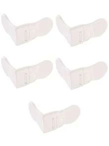 1/3/5Pcs Cabinet Locks, Easy Install No-Drill, Strong Adhesive, For Drawers, Cabinets, Fridge, Proofing, Ideal Gift For Holidays - White - View 12