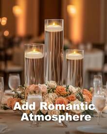 Homemory 24 nến nổi LED không ngọn lửa 3 inch, pin trắng 200 giờ, nến tealight chống nước dùng cho bình hoa trụ, đồ trang trí trung tâm tại tiệc cưới, tiệc tùng, hồ bơi, đồ trang trí Giáng sinh tại nhà, quà tặng Giáng sinh, đồ trang trí Giáng sinh - trắng - Xem 3
