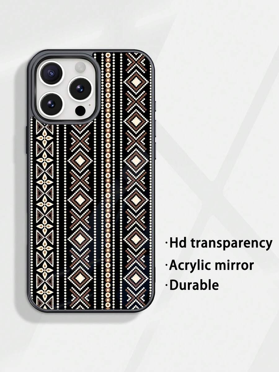 亚克力面板，优雅设计，防滑防摔，二合一手机壳，优质手机壳，兼容三星S系列Galaxy S24 S23 S25、Galaxy A系列、苹果11/12/13/14/15/16 Pro/16 Pro Max/14 Plus/15 Plus/16 Plus、苹果17系列 - 黑色 - 查看 1