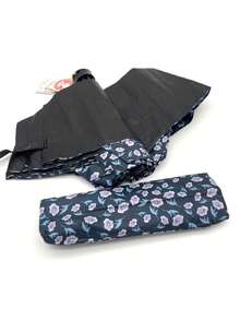 23" Transparent Umbrella With Automatic Opening - Purple - View 3