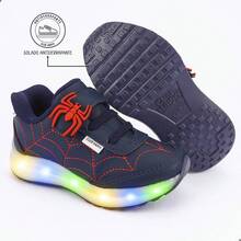 Club Happy Calcados Children's Tennis Shoes For Boys Spider Shoes 23 To 27 - Màu xanh hải quân - Xem 6