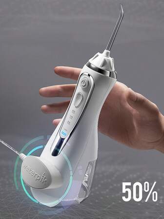 Waterpik Cordless Pulse Rechargeable Portable Water Flosser For Teeth, Gums, Braces Care And Travel With 2 Flossing Tips, Waterproof, Portable Cordless Oral Irrigator Rechargeable, Portable, And Waterproof