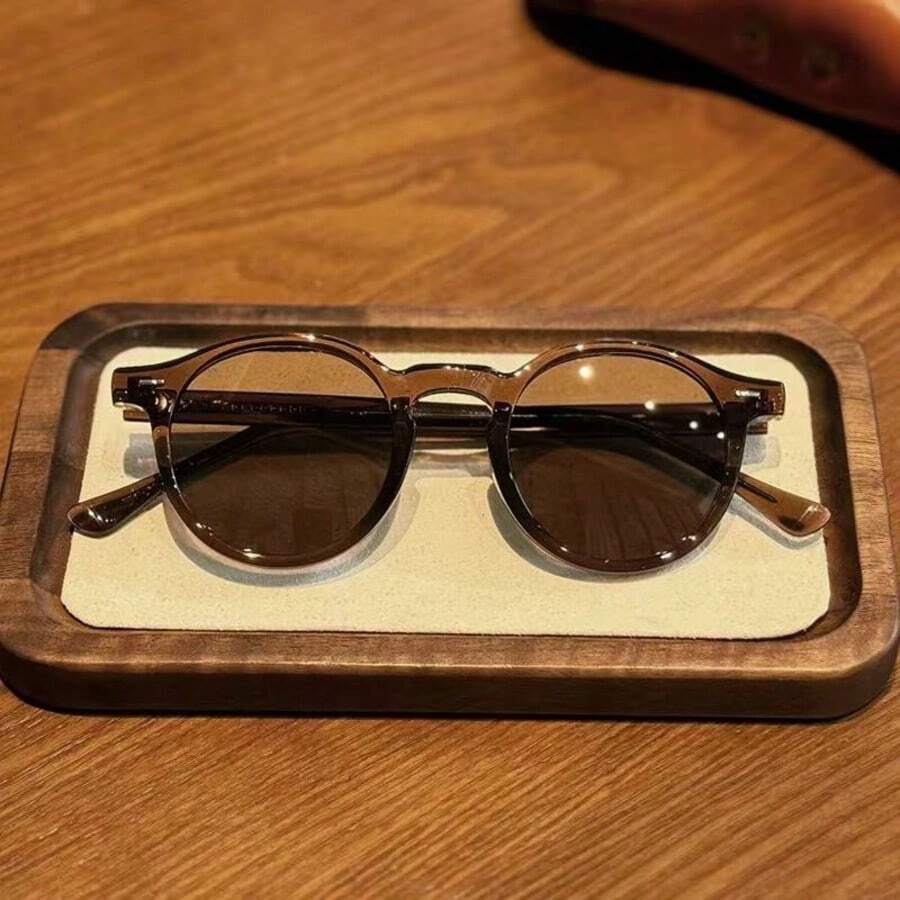 Men's And Women's Sunglasses UV400 Protection - màu nâu - Xem 1