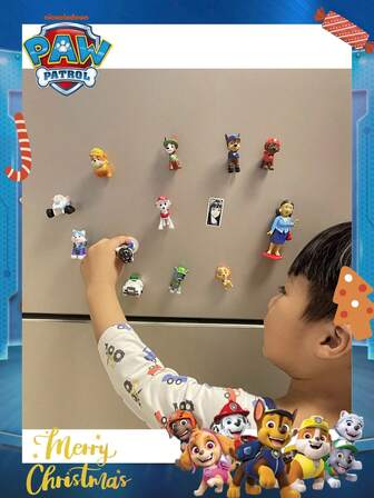 Paw Patrol 2/4 件套可爱汪汪队立大功套装，包括白板、黑板、磁铁和冰箱贴，非常适合作为送给朋友的卡通礼物，派对气氛装饰，完美的派对装饰，家居装饰摆件，完美的房间装饰，圣诞节礼物，情人节礼物，生日庆祝的理想朋友礼物，纪念品，女士纪念品，可爱美观，情人节，礼品，装饰品，家居装饰，情人节礼物