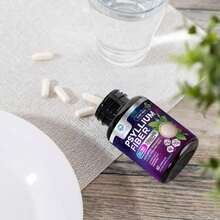 Psyllium Husk Fiber Supplement 1500mg - Vegan Prebiotic, Soluble Fiber For Daily Digestive Health &Amp; Regularity Support, Natural Psyllium Powder Caps, Sugar-Free, Non-GMO &Amp; Gluten-Free - 60 Capsules - Flavor NameA - 查看 8