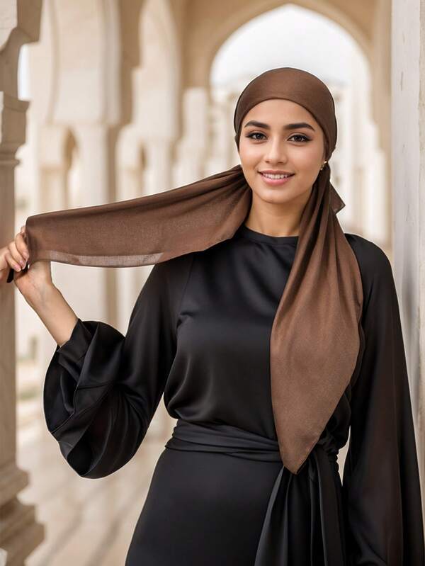 قبعة وشاح مرن من الكتان للنساء، تجمع بين الأنماط التقليدية والحديثة، استخدام متعدد الأغراض للتنقل اليومي والمناسبات الثقافية والسفر والتجمعات العادية والمناسبات الدينية