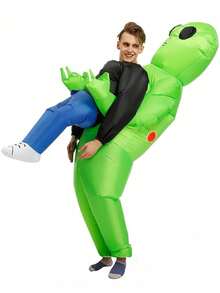 Inflatable ET Alien Costume Adult ,Inflatable Costumes Women Men- Full Body Alien Fancy Dress For Halloween, Carnival, Christmas And Event Party Costumes Blow Up Costumes