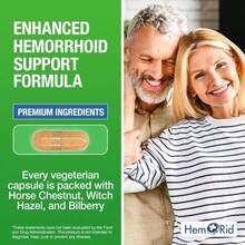 HemRid Complete Hemorrhoid Care System – Potent 5% Lidocaine Cream For Rapid Topical Comfort, Max Ultra Capsules For Ongoing Vascular Health And Circulatory Support - 白色的 - 查看 4