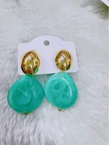 NEW EARRINGS FOR WOMEN'S FASHION JEWELRY ALEGRIA LZH - 薄荷綠 - 查看 2