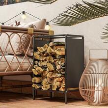 Firewood Racks - Musta - Näytä 7