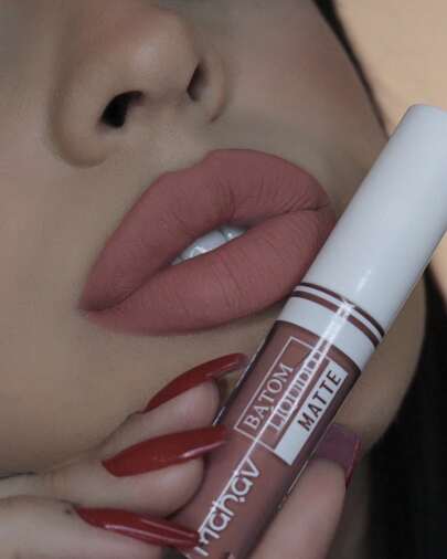 Batom Líquido Matte Mahav Toque Aveludado