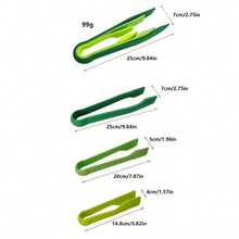 3-Piece Multi-Use Food Tongs Set - Heat-Resistant Non-Slip Clips For Baking, Grilling & Serving, Secure Grip Kitchen Utensils