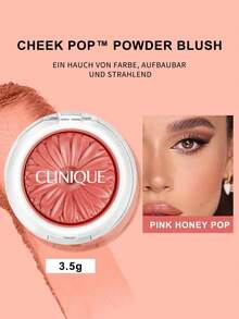CLINIQUE Cheek Pop™ Powder Blush - NET WT.12 OZ./3.5G - #18 PINK HONEY POP - View 1