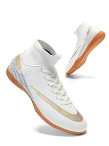 男式成人 TF 足球鞋室内五人制足球鞋宽版训练运动鞋男女通用