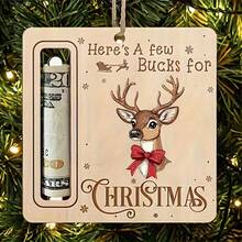 Christmas Decoration, Christmas Tree Wallet, Cute Wallet, Christmas Ornaments, Santa Claus, Deer - Multicolor - View 14