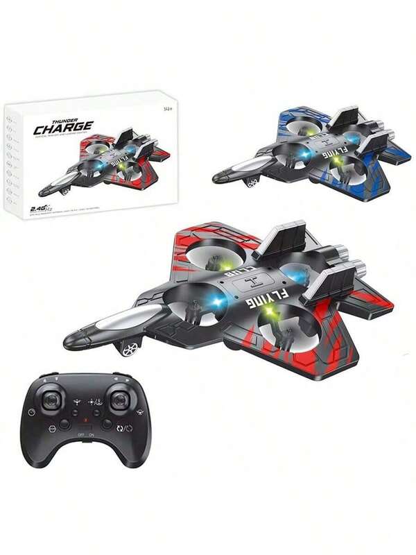 طائرة تحكم عن بعد - طائرة رغوية CZ01 RC - قوة تحمل - طائرة مسيرة - طيران معلق - طائرة مقاتلة - الاحتفاظ بالارتفاع - قلب - طائرة لعبة رياضية - عودة بلمسة واحدة - تعليق بلمسة واحدة - هدية عيد ميلاد - هدية عيد الميلاد - هدية عيد الهالوين - هدية مثالية - هدية