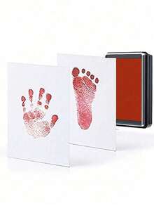 1 件用这款 DIY 手和脚印套件创造持久回忆 - 完美的儿童淋浴礼物办公室、学校、绘画、学生、记号笔、文具、男孩、女孩、学校用品