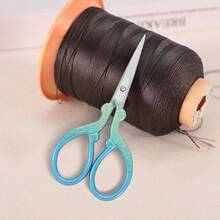 1pc Stainless Steel Ombre Precision Pointed Scissors, Multifunctional Vintage Beauty Embroidery Scissors For Facial Hair, Eyebrows, Eyelashes, Beard, Nose - Suitable For Home, Travel And Outdoor Use