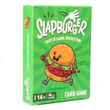 Slapburger | Hilarious, Addictive, And Competitive Card Game, Suitable For Family Games - Fun Card Game For Birthdays, Classrooms, Camping, Game Nights, And Gatherings With Friends - Easy To Learn, 2 To 6 Players - Multicolor - View 11