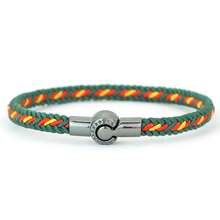 51Luckind Simple Dseign Hand Braided Rope Mixcolor Bracelet Black Magnetic Bracelet For Men Cool Armband Jewelry