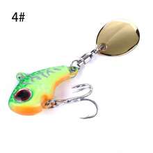 1pc/6pcs Popular Fishing Lures Small Spinner Vibration Long-Distance Metal Rig Bait For Bass, Trout, Perch, 0.317oz/0.459oz Artificial Hard Bait Spoon Lures