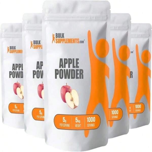 BulkSupplementscom Apple Powder - Fiber Supplement Powder - Soluble Fiber Supplements - Dietary Fiber - Natural Fiber Supplement - Fiber Powder - Fruit Powder (250 Grams - 88 Oz)