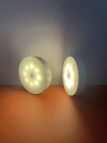 1 Đèn cảm biến chuyển động LED có thể sạc lại bằng USB, chất liệu ABS, keo dán từ tính, dễ lắp đặt, thích hợp cho tủ quần áo, tủ, phòng trẻ em, phòng tắm, hành lang, cầu thang, phòng ngủ (Lưu ý: Cần sạc 5 giây trước khi sử dụng, nếu không có thể không sáng, pin có chức năng bảo vệ) - trắng - Xem 12