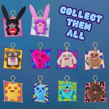 Spin Master Fuggler Orignal Funny Ugly Monster, 5 Inch Plush Keyrings, New Series, Soft Plush Keychains, Collectible Plush Backpacke Pendant, Mr Needles Greedy Grinner Goof, Holiday Birthday Gifts