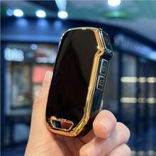 汽车钥匙包保护套适用于起亚 Cerato、Ceed、Forte、NIRO、Sorento、Seltos、Sportage、K5、K3、Cadenza、KX7、KX5、KX3 - 3 键钥匙扣万圣节配件教师节圣诞节礼物创意