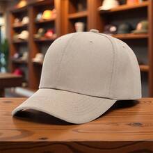 Gorra de béisbol casual para hombre - Caqui - Ver 3