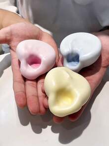 1pc Super Fun Stress Relief Soft Mochi Squishy Toy, Elastic Mochi Ball That Slowly Compresses And Changes Color, Handmade Mochi Ball, Novelty Toy Suitable For Classroom Rewards, Office Entertainment, Birthday, Holiday Parties, Thanksgiving, Easter, Halloween, Christmas Gifts - Multicolor - View 9