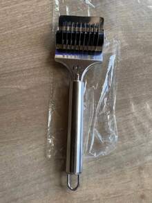 1 pieza Máquina para hacer pasta de acero inoxidable, cortador de fideos, rodillo de masa, máquina para hacer pasta italiana, cortador de masa manual, prensa de pasta, herramienta de cocina - Color aleatorio, gran regalo para el Día del Padre, Día de la Madre, amigos, novio/novia, familia, maestro, compañero de trabajo, Halloween, Navidad, regalos de Halloween