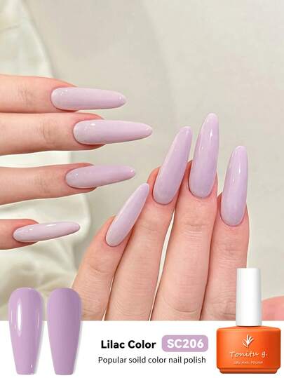 Tonitu g. Tonitu G 7ml Gel Nail Polish – Pink Purple Soak-Off, UV/LED Curing, Semi-Permanent Gel Polish For Autumn And Winter Manicure At Home Salon & Nail Art, Gift For Women
